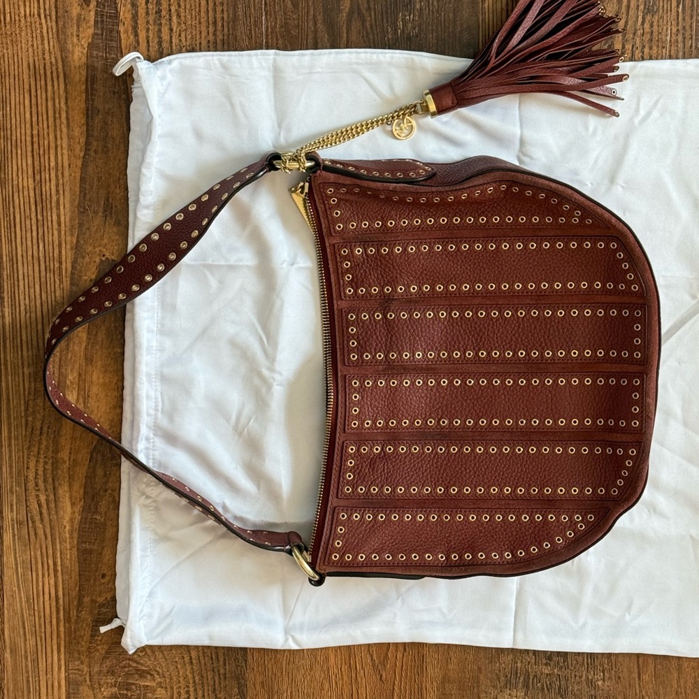 Maroon Michael Kors Bag - Picture 3 of 10